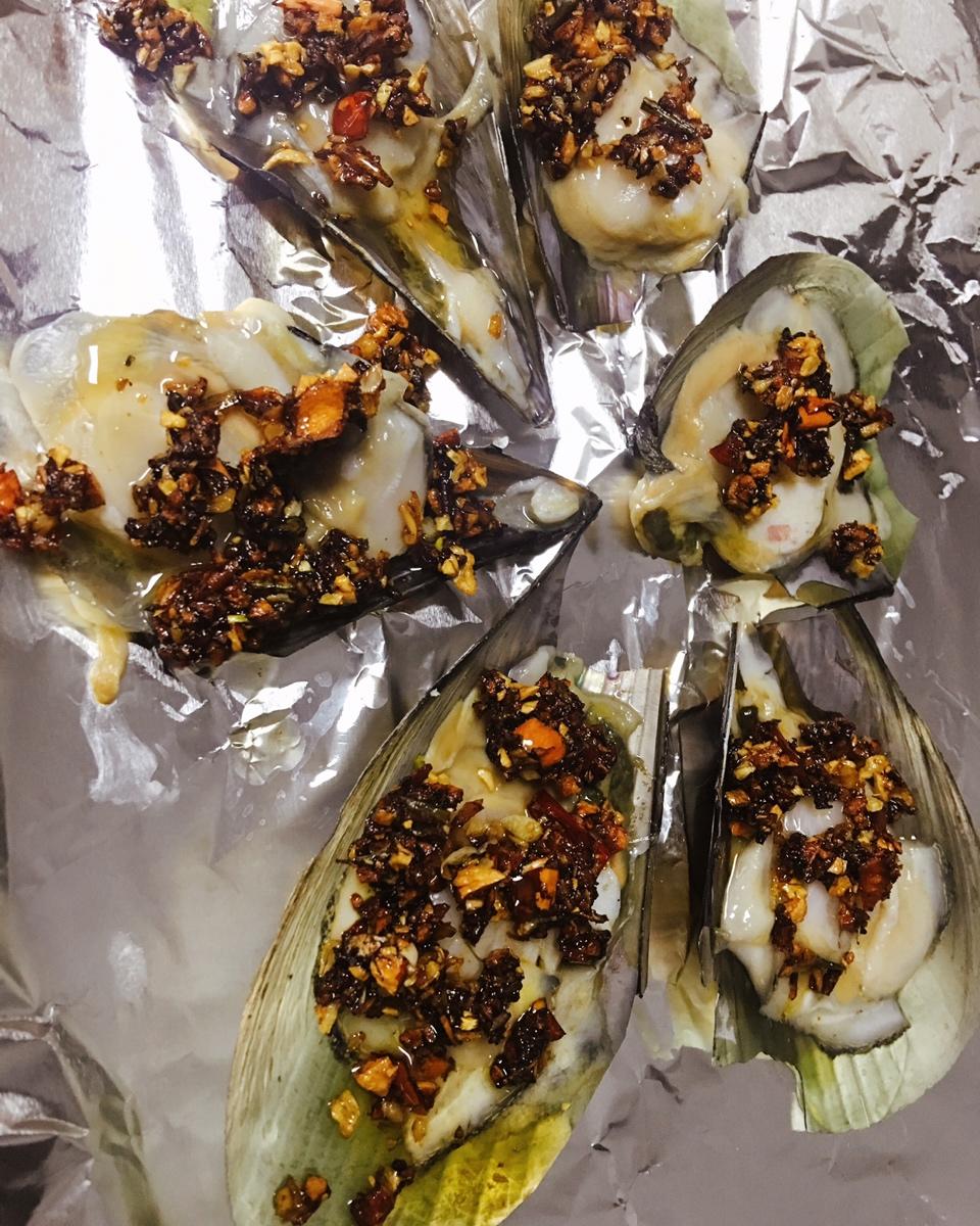 简易版蒜蓉蒸带子