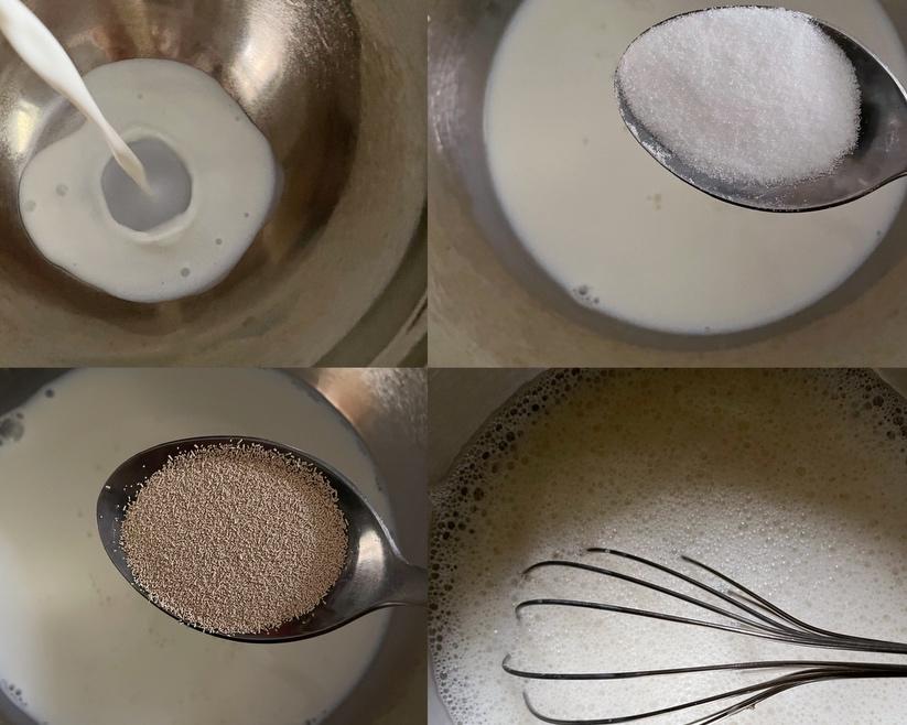 纯奶手撕吐司的做法 步骤1