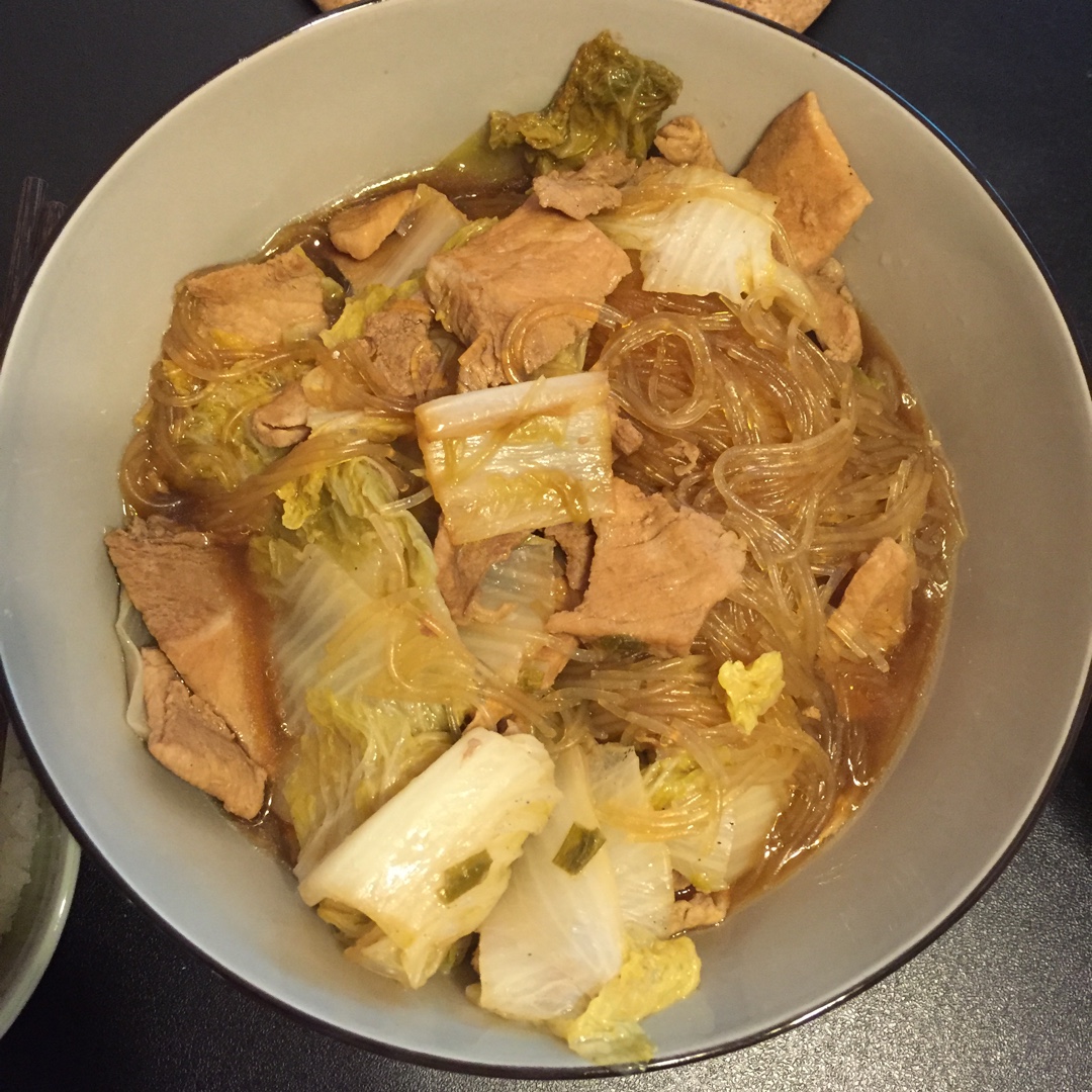 猪肉白菜炖粉条