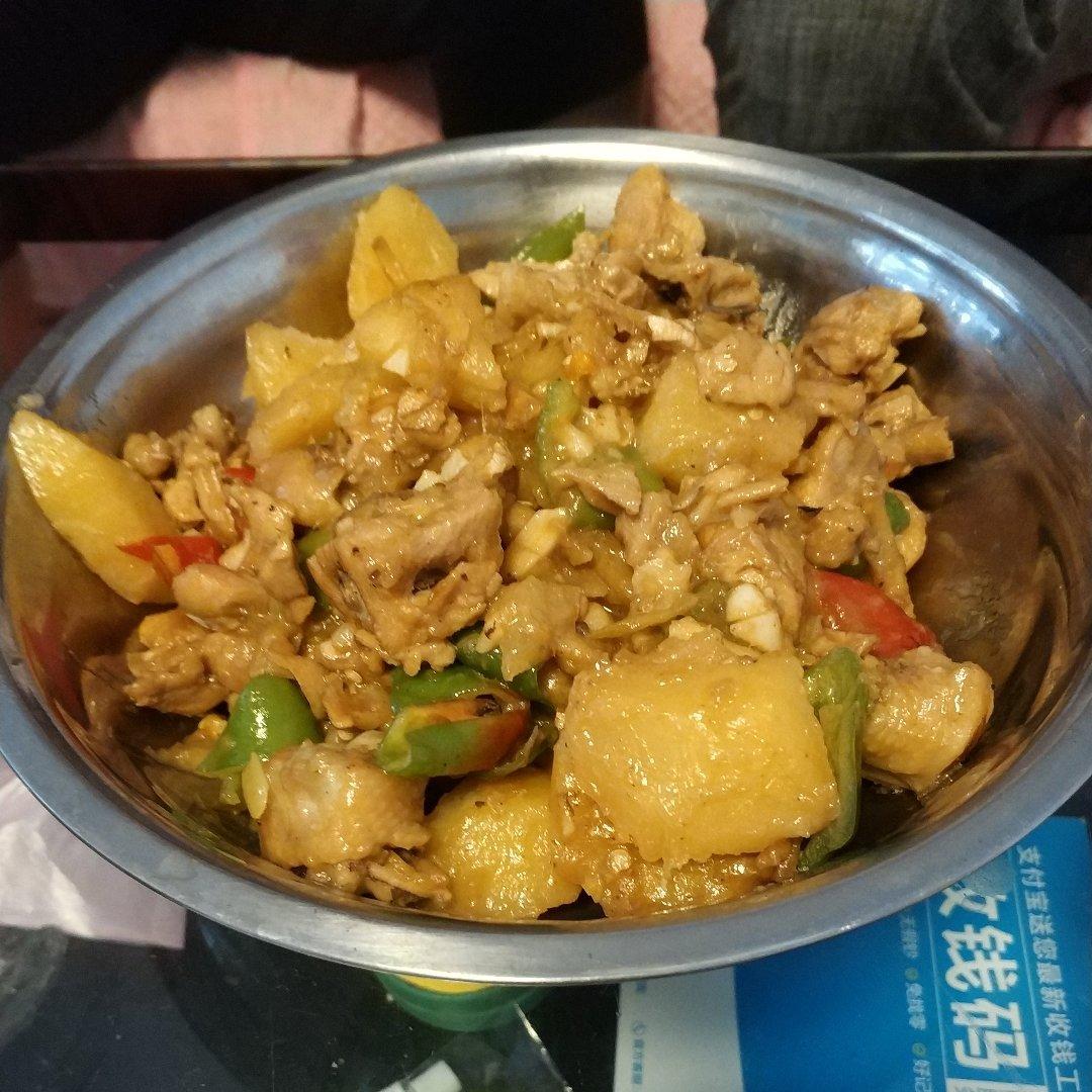 土豆焖鸡腿