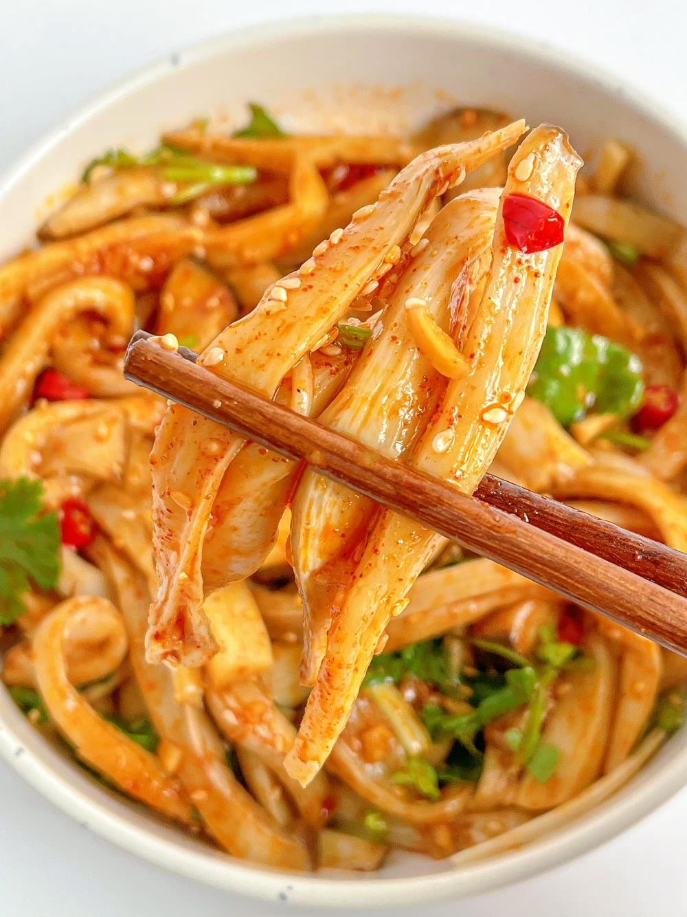 减脂餐｜凉拌杏鲍菇的做法