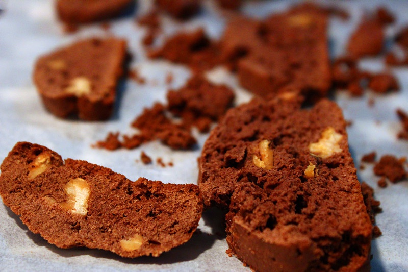 巧克力坚果意式脆饼