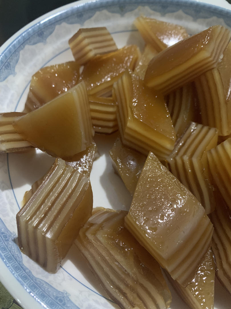 sunleihuilisa做的木薯粉红糖牛奶千层糕(无须熟浆超简单)