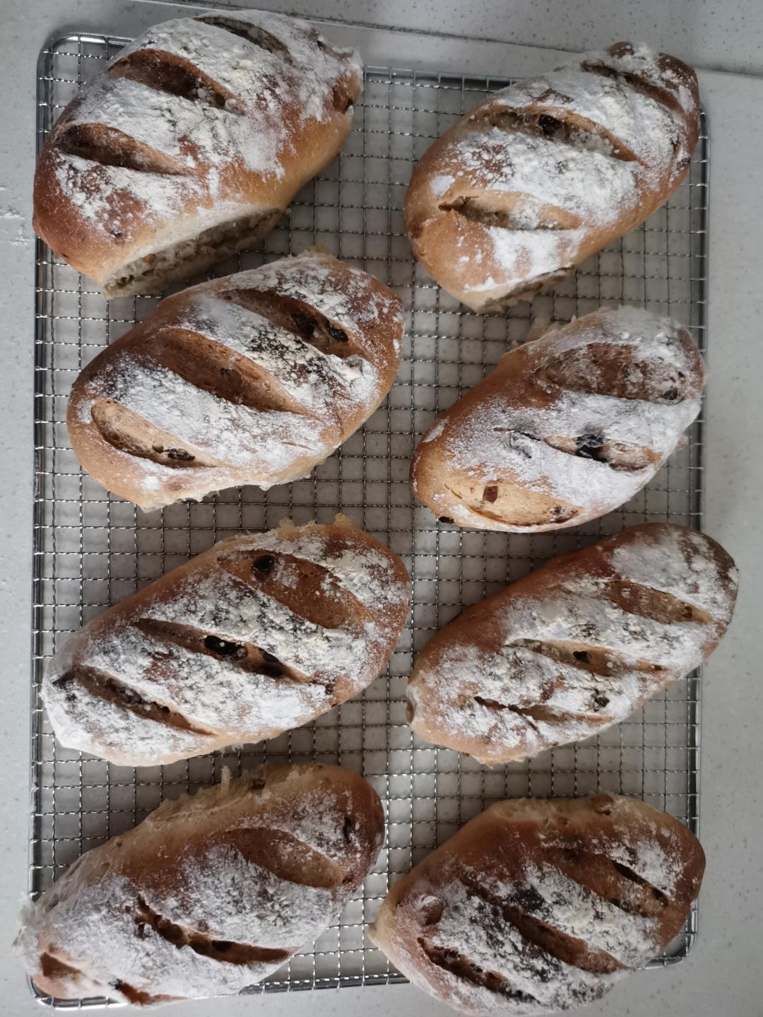 山姆同款无糖全麦坚果果干欧包，天天吃都不腻！