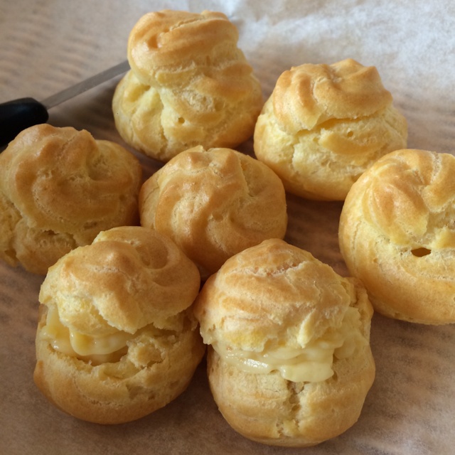 抹茶卡仕达泡芙