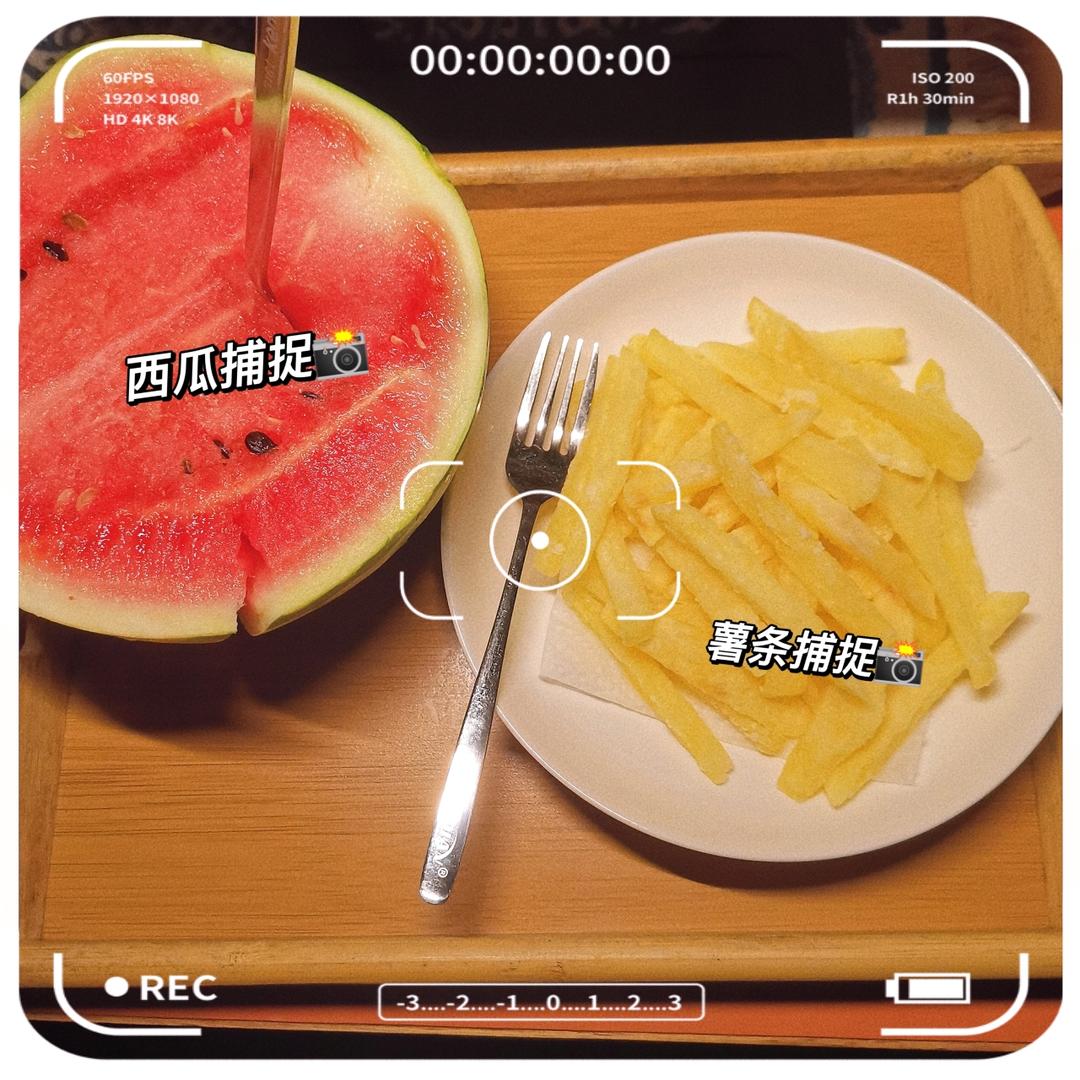 最简单炸薯条，比买的还好吃