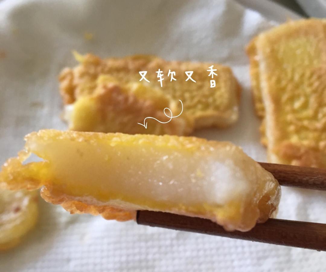 鸡蛋裹年糕