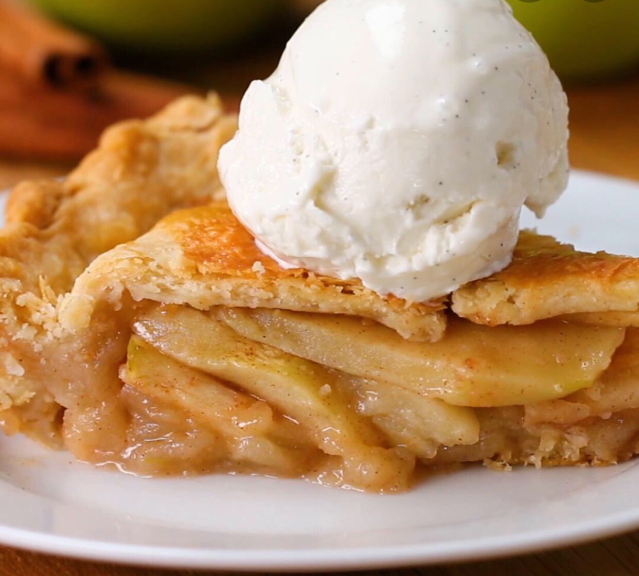 正宗美式苹果派（焦糖味）（Cider-Caramel Apple Pie）的做法
