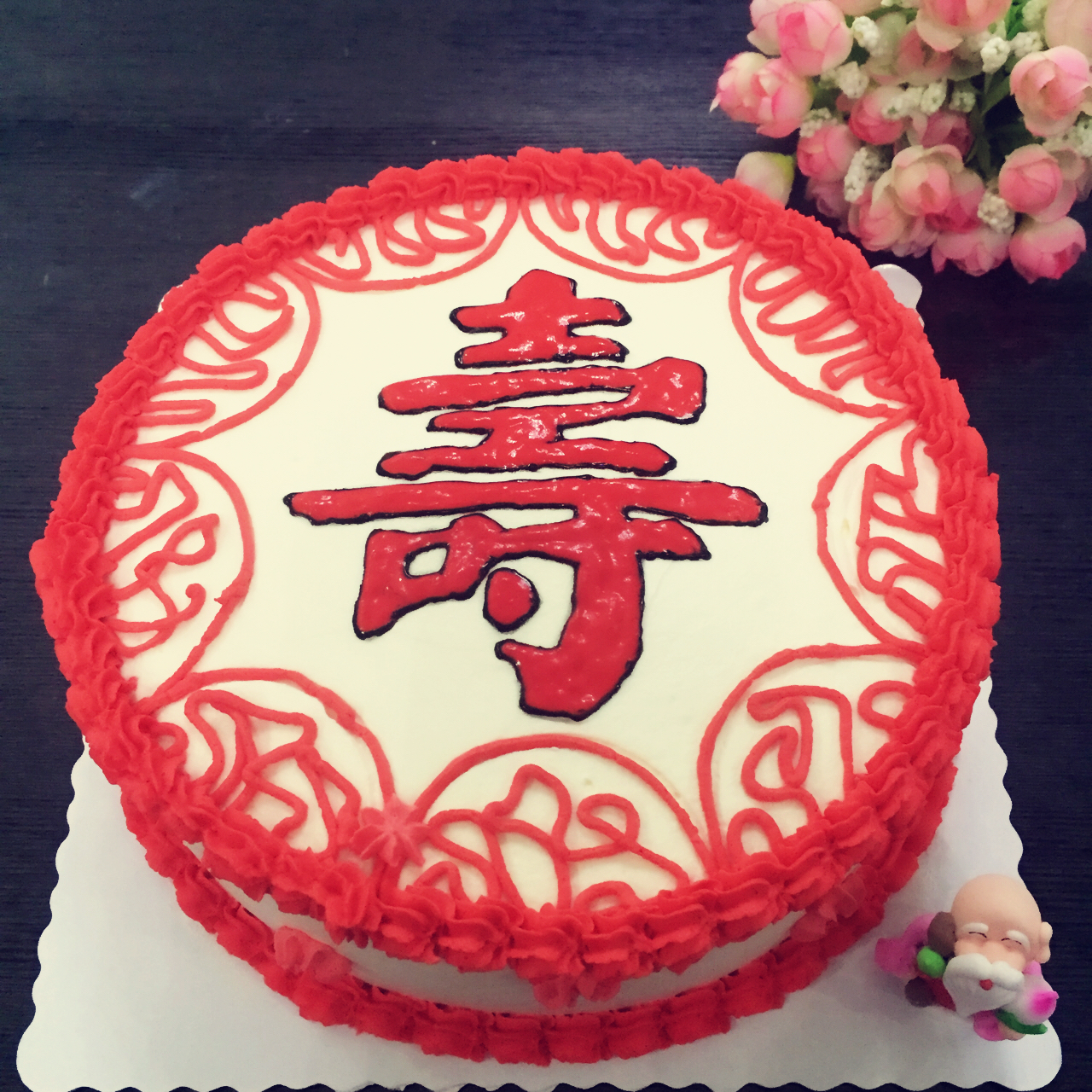 糯米纸寿字
