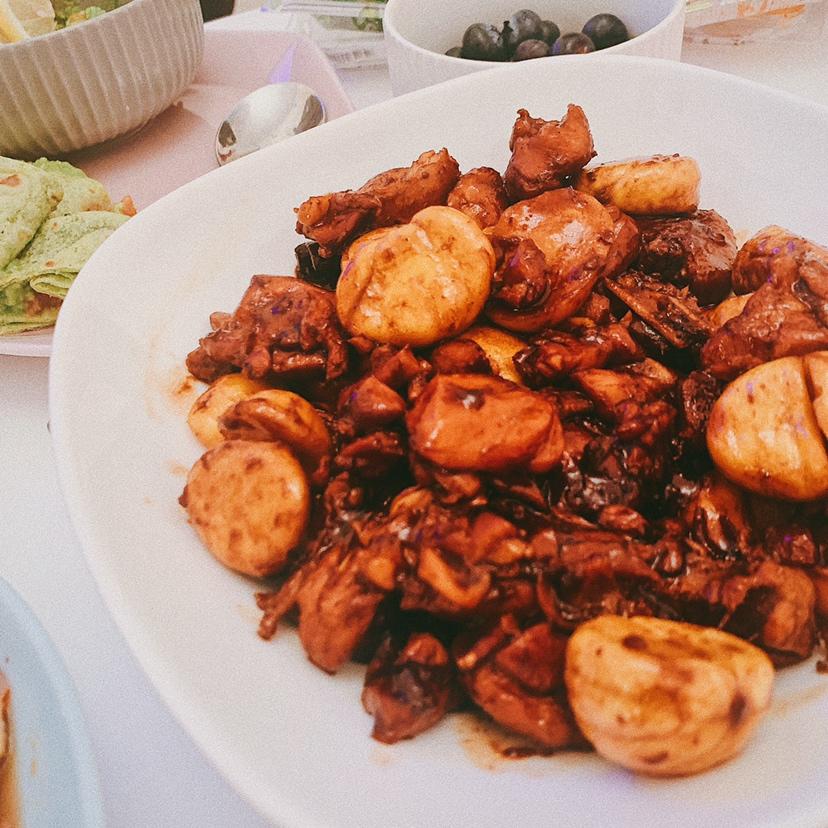 栗子烧鸡腿