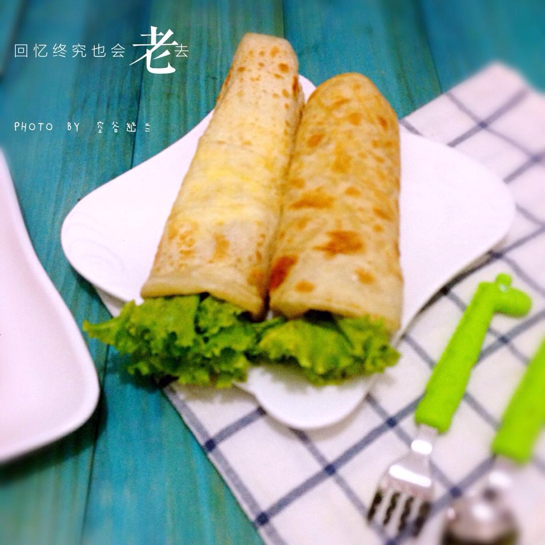 飞饼版的鸡蛋灌饼