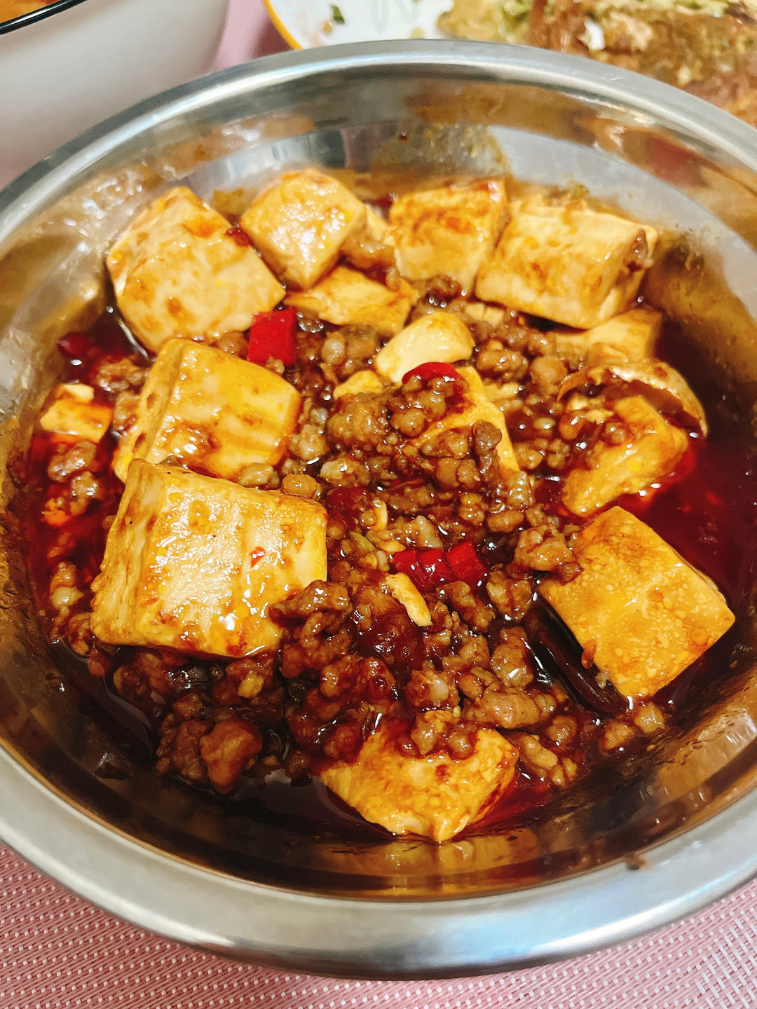 肉末嫩豆腐｜嫩滑口感爽口！这道快手菜超级下饭！！（减脂少油版）