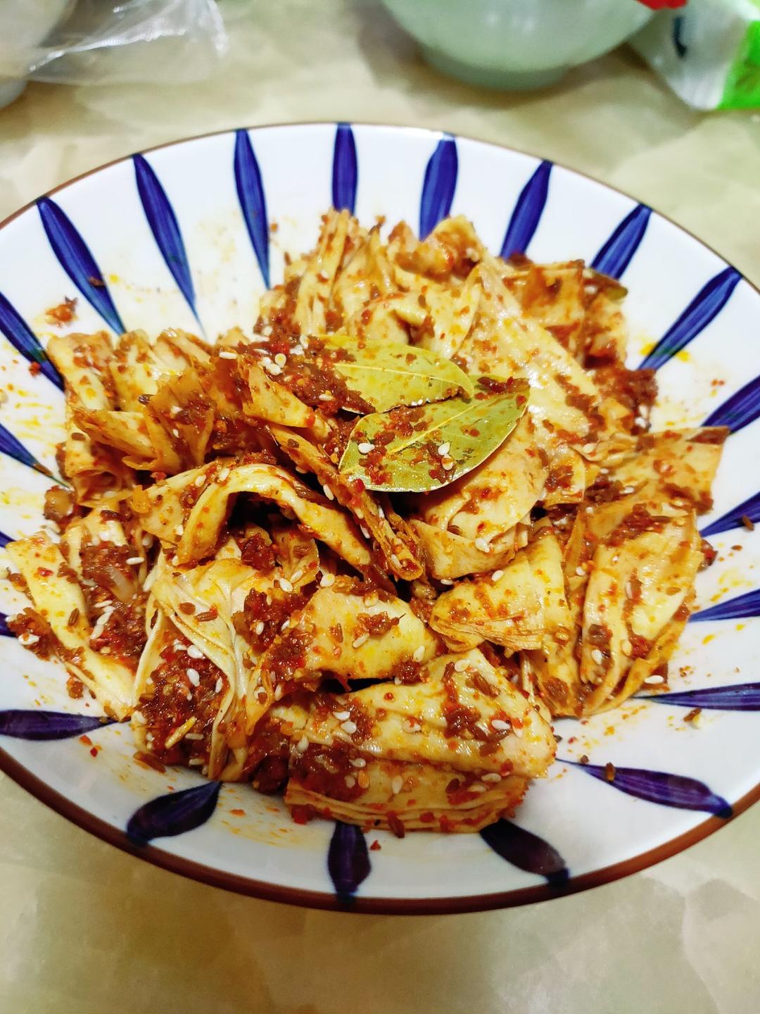 老式拌豆皮（小时候的味道）