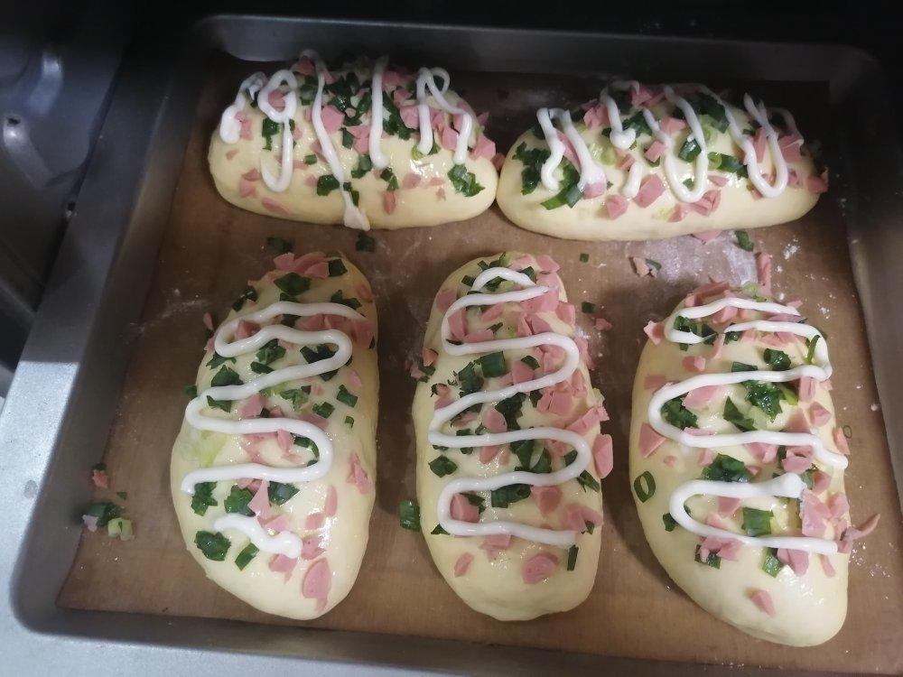 香葱火腿肉松面包