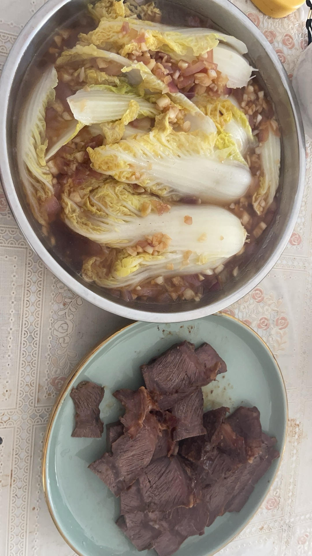 蒜蓉粉丝娃娃菜
