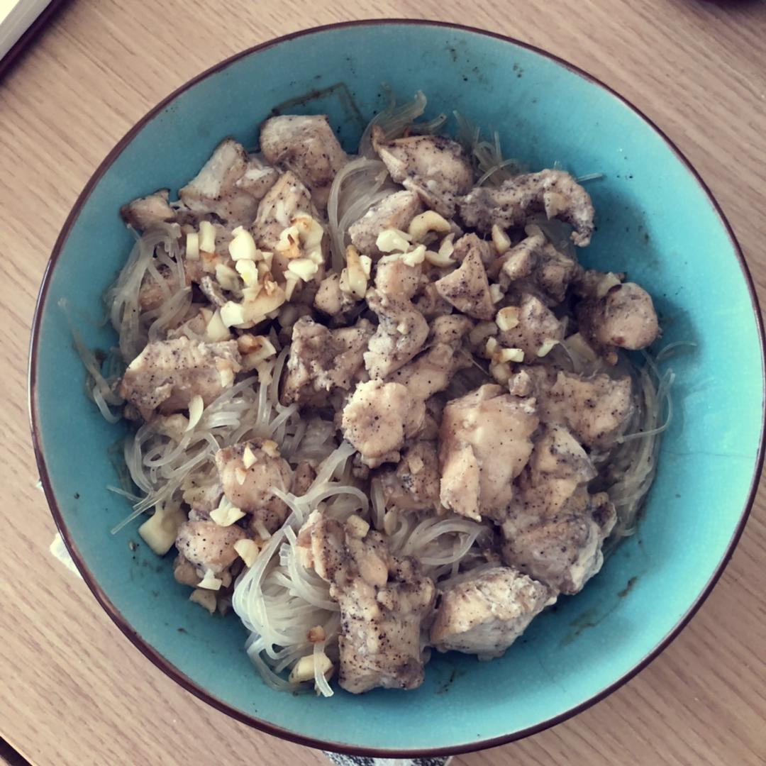 蒜蓉蒸鸡胸（鸡腿）