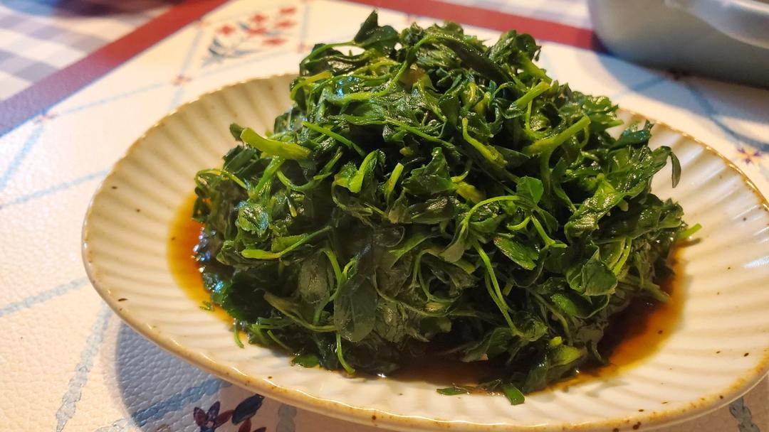 16秒搞定一盘酒香草头