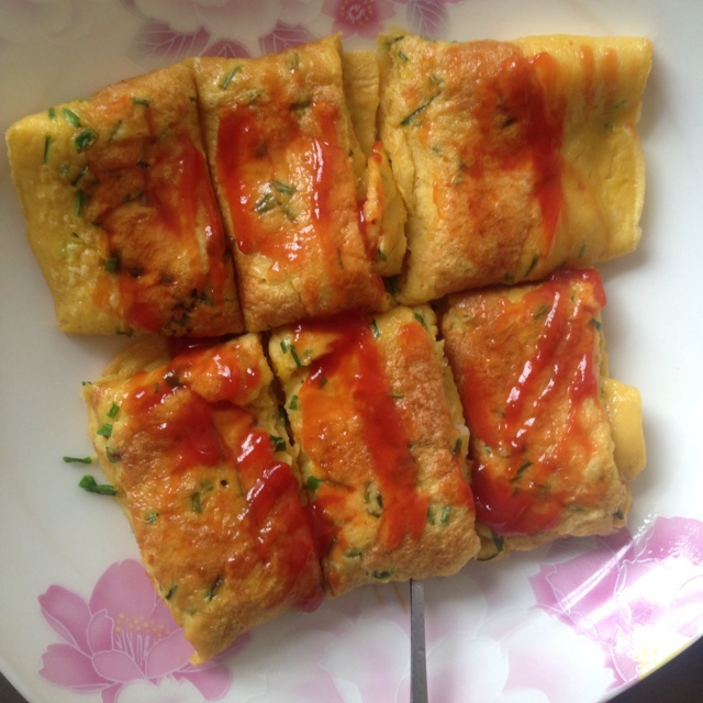 葱花鸡蛋饼