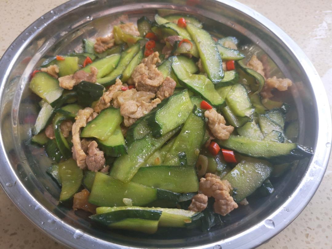 家常菜㊙️青瓜炒肉片，超简单❗减脂食谱必备