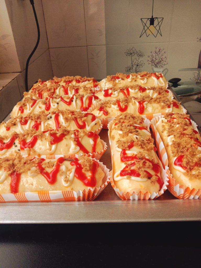 香肠香葱面包（超级软的一款面包，真心好吃哦）