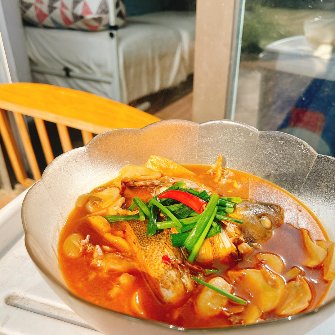 鱼头泡饼 炖鱼头（家庭版旺顺阁）