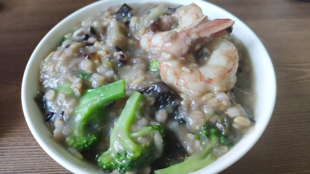 皮蛋鲜虾🦐粥