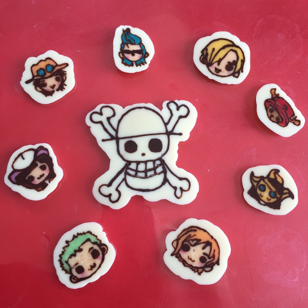 基础巧克力转印、奶油霜转印