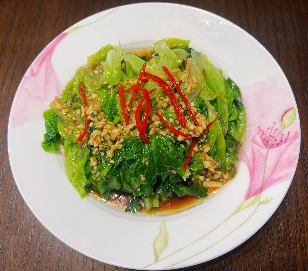 广式白灼生菜(酒店配方)
