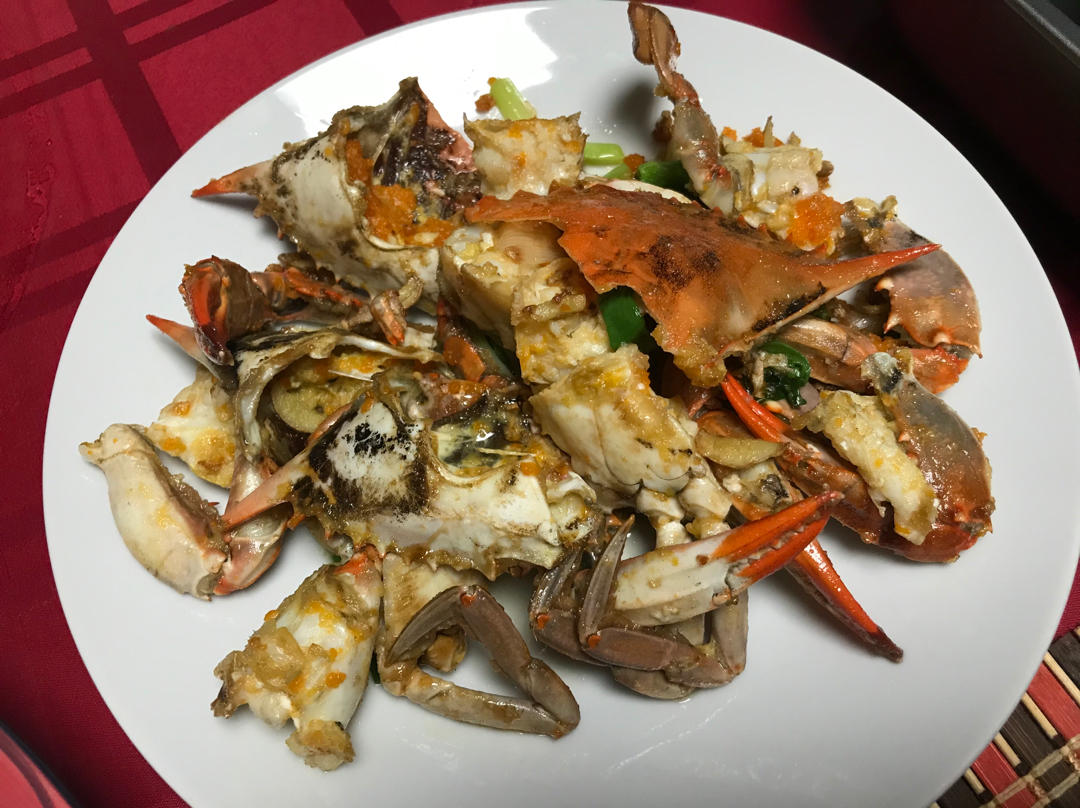 葱姜炒蟹 Fried Crabs