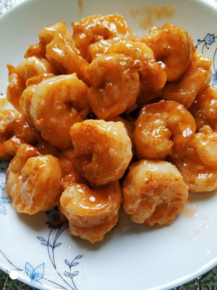 溜虾仁