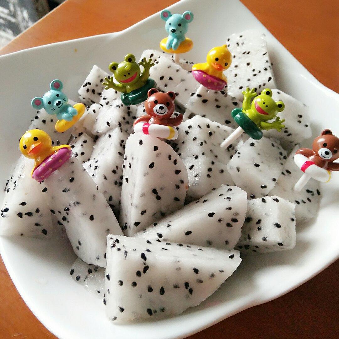 三刀快速切火龙果