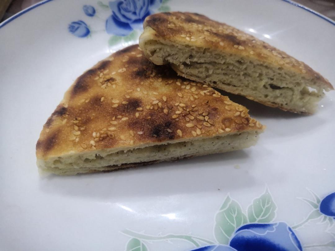 椒盐发面饼 Sesame Pancake
