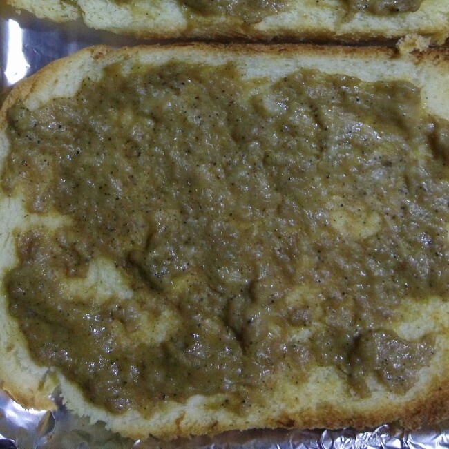 肉末吐司