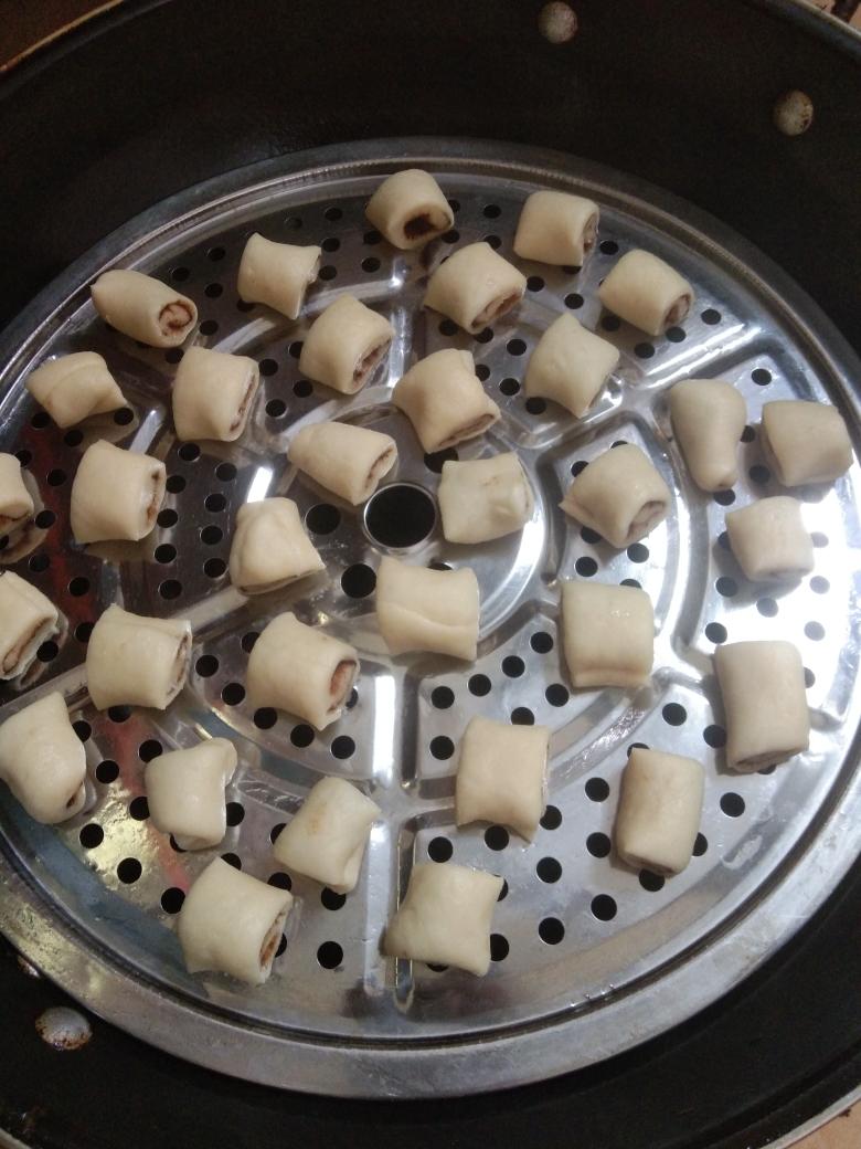 奶香豆沙小馒头