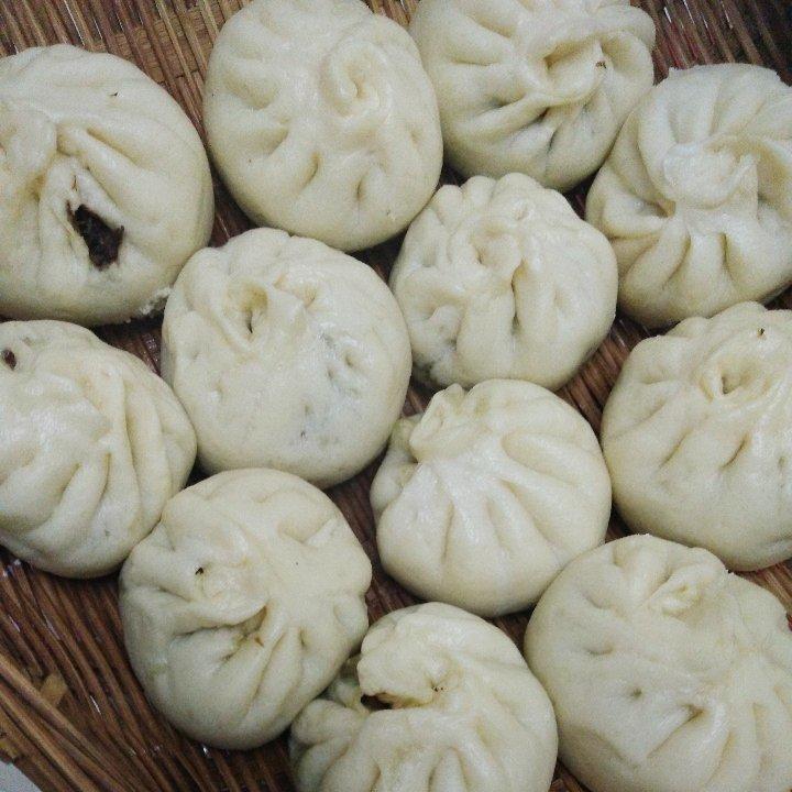 霉干菜肉包(一次发酵)