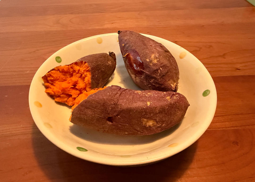 烤箱烤红薯