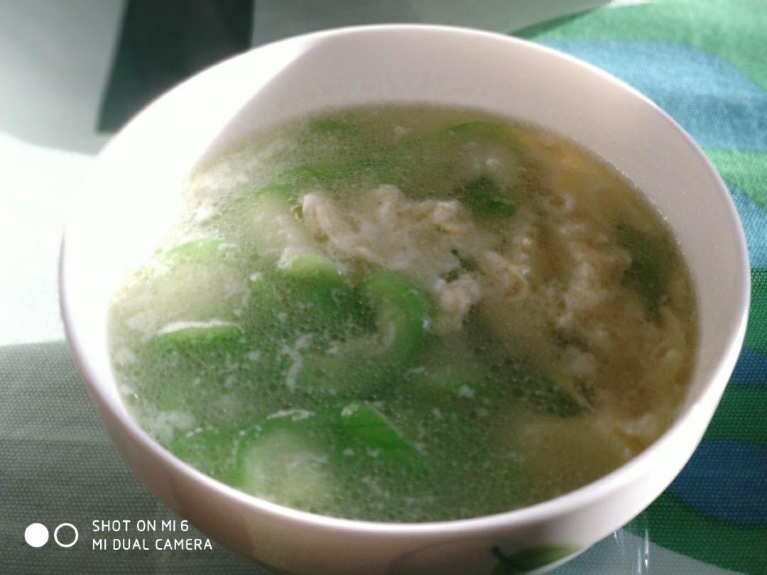 丝瓜鸡蛋汤