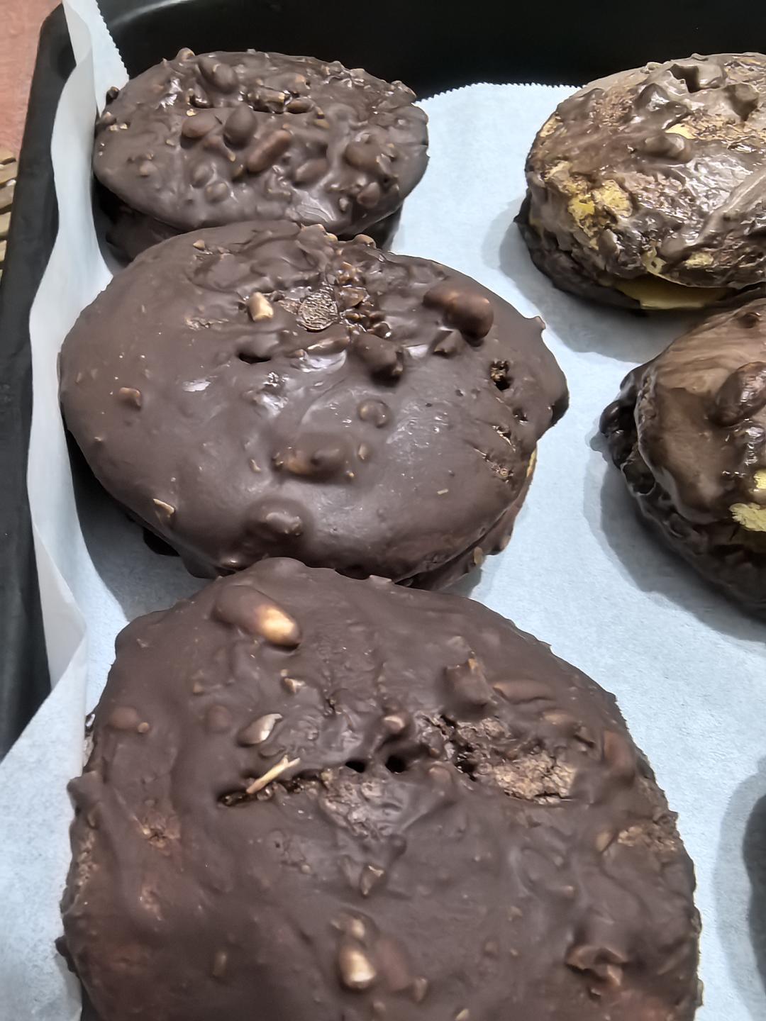 自制脆皮巧克力派
