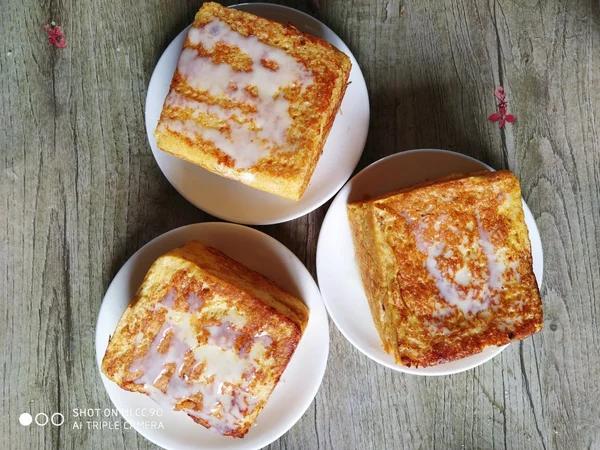 十分钟快手早餐【港式火腿西多士】