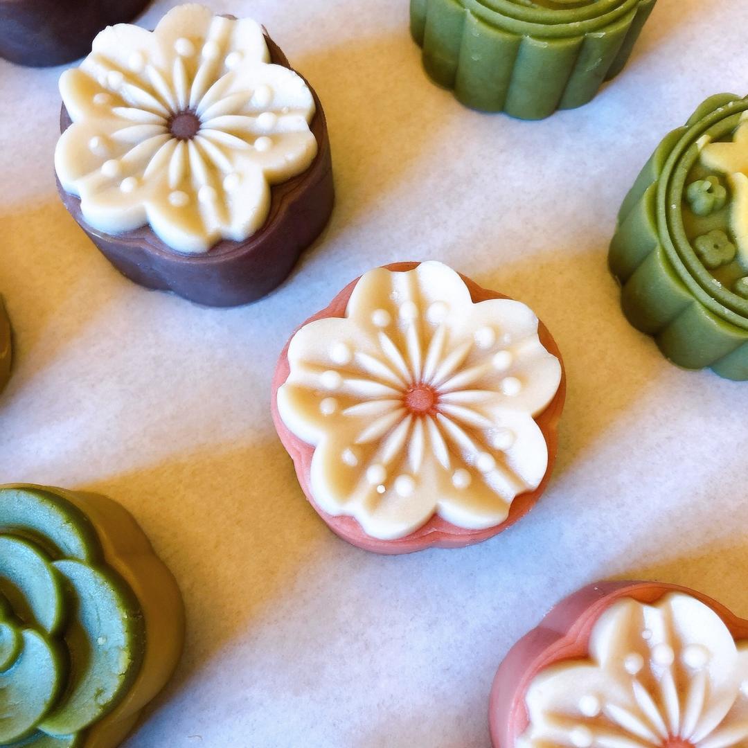 零基础桃山皮月饼