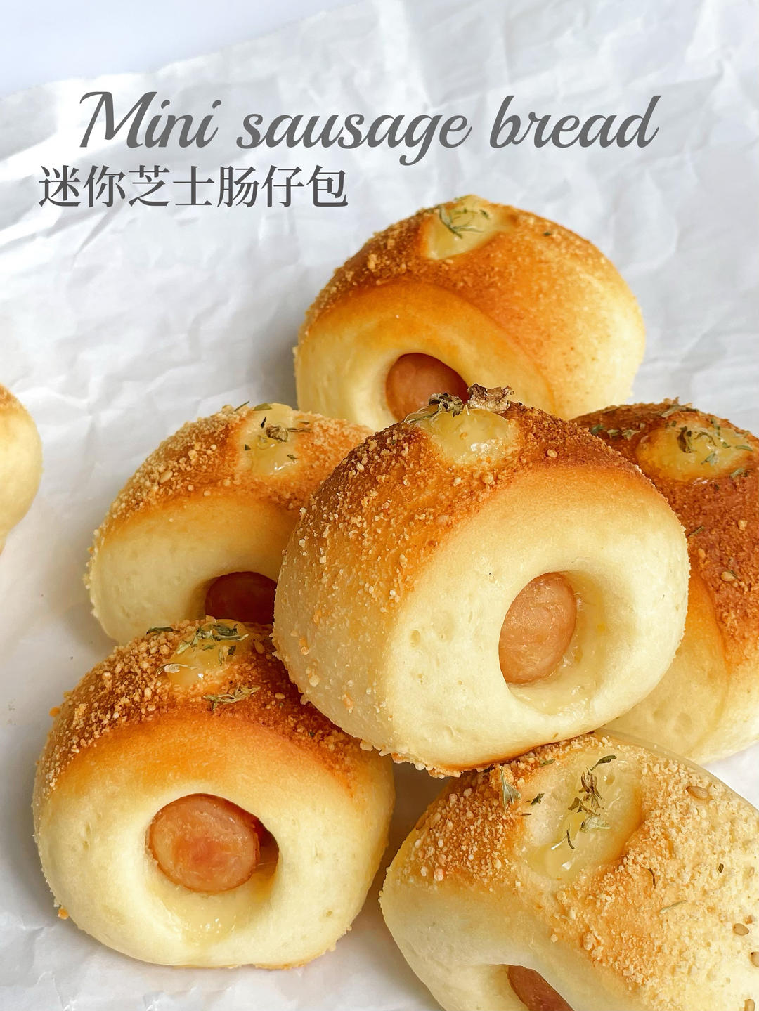 小可爱系列--迷你芝士肠仔包