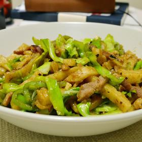 肉丝炒饼