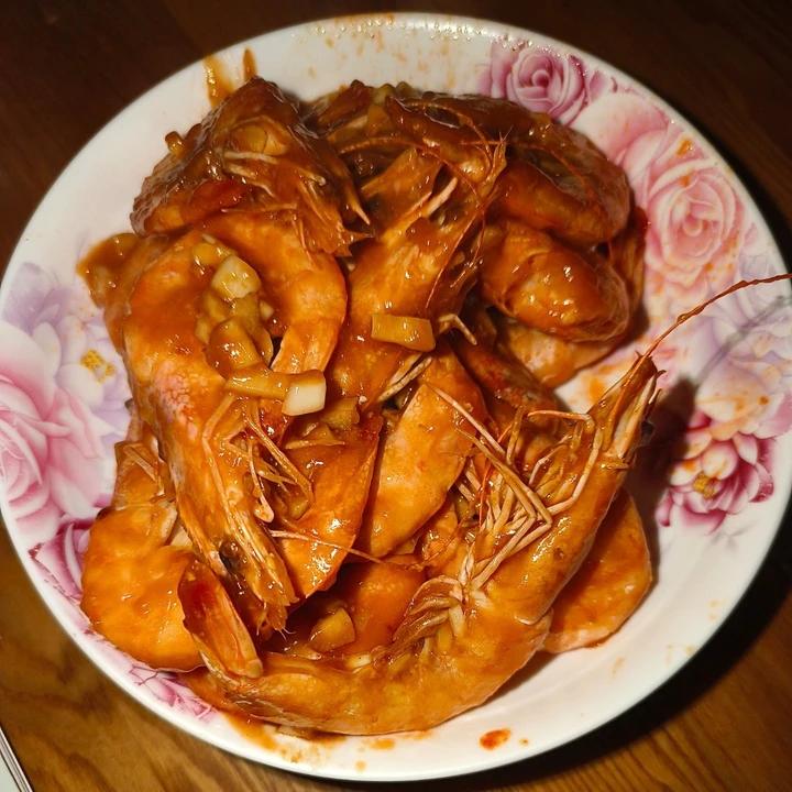 十分钟做好吃的红烧大虾