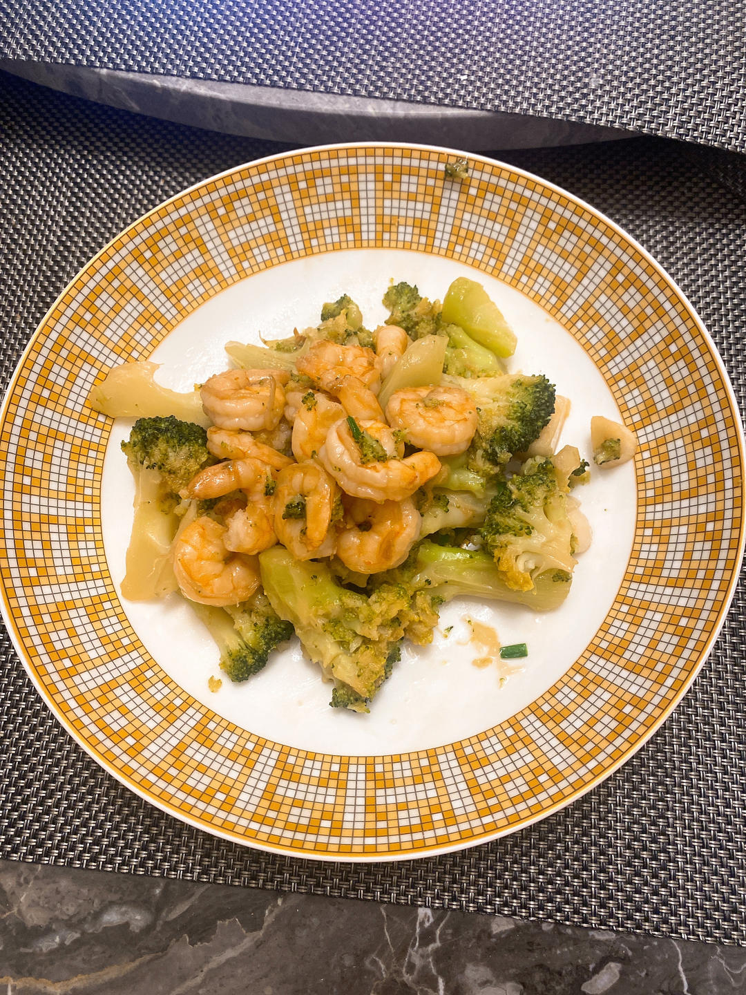 挑战100道家常菜｜半荤｜西兰花炒虾仁