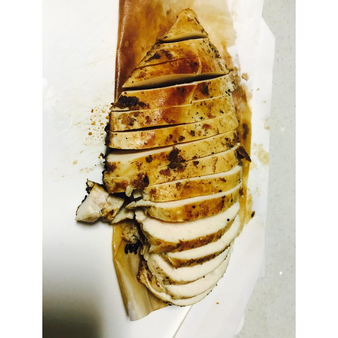 酷炫屌炸天好吃的煎鸡胸肉（香蒜蜂蜜煎鸡胸肉）