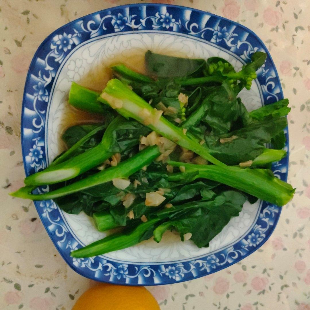 蚝油芥蓝，改刀后的比不改刀好吃百倍