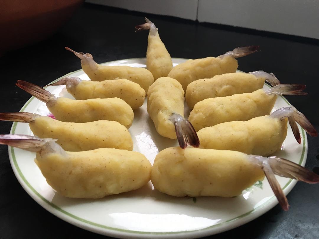 鲜虾可乐饼