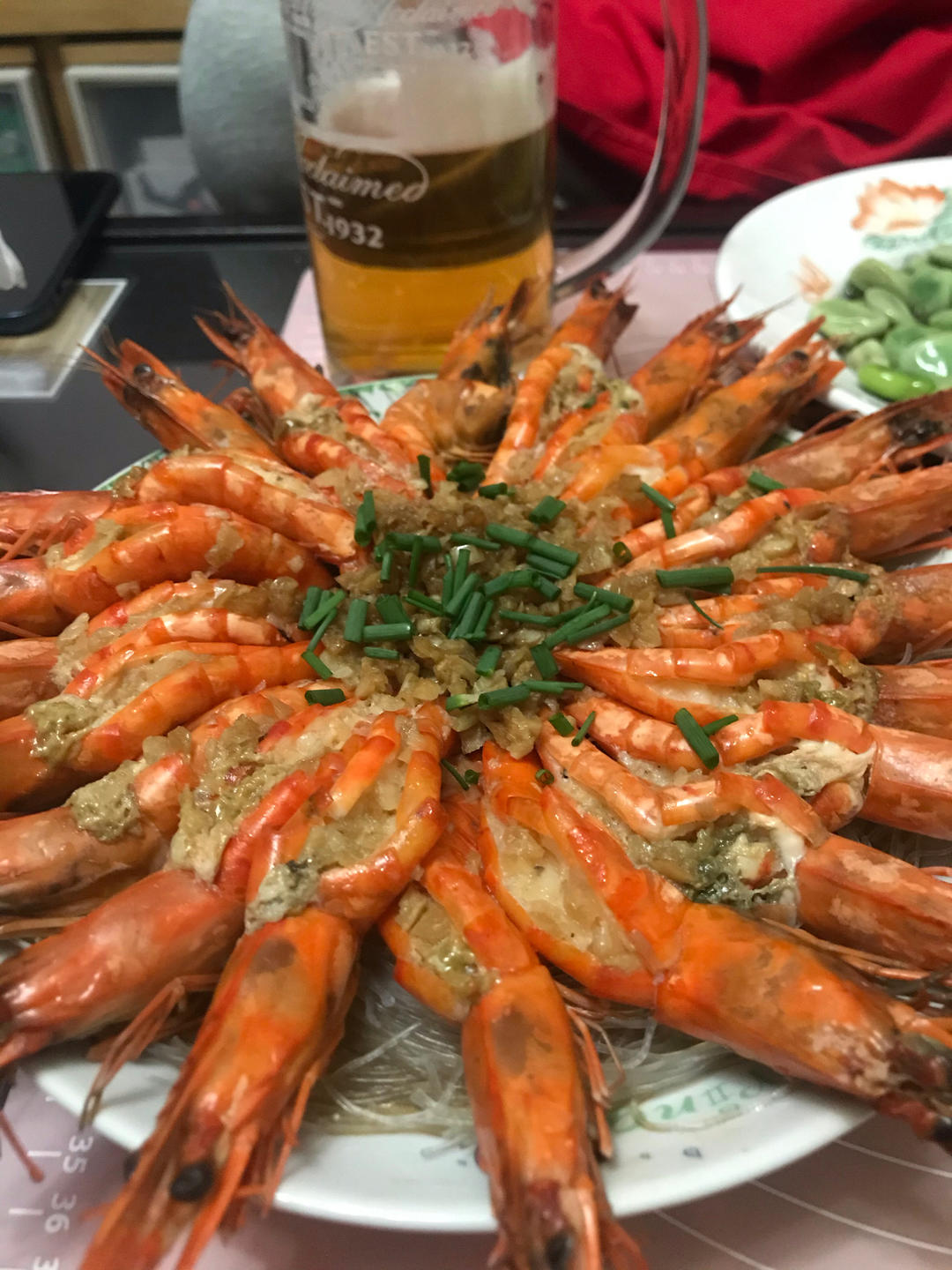 蒜蓉粉丝黑虎虾