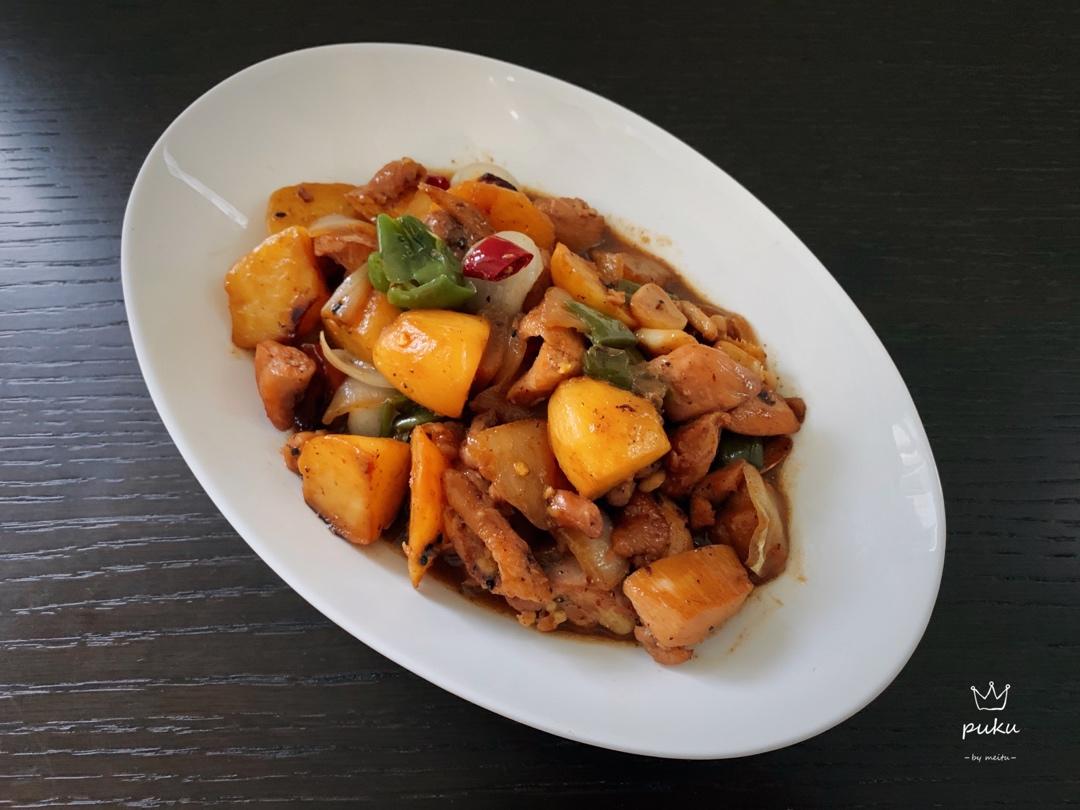 鸡肉菜谱6⃣️-大盘鸡（超简易家常版）