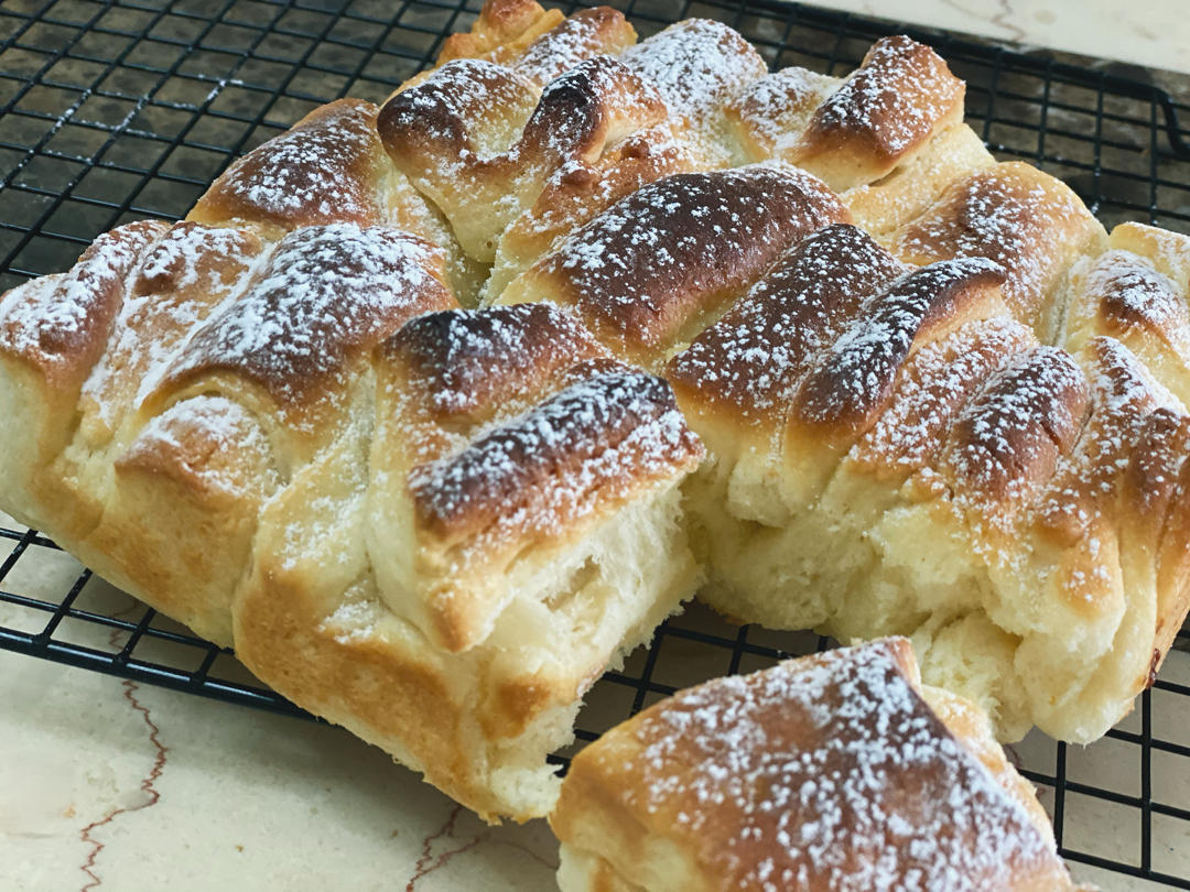 日式炼乳奶油面包(⑉• •⑉)‥♡超软超香